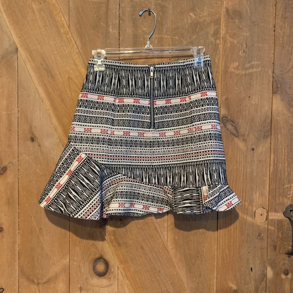 TopShop Ruffle Textured Skirt - Picture 3 of 4